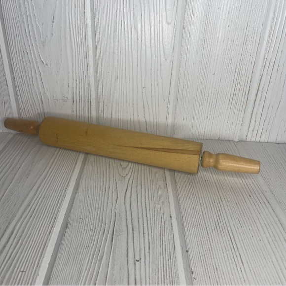Vintage Baribo Maid Rolling Pin Hardwood 16.5” - Picture 1 of 9